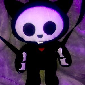 Kitty Cat Skelanimals Backpack Plushie